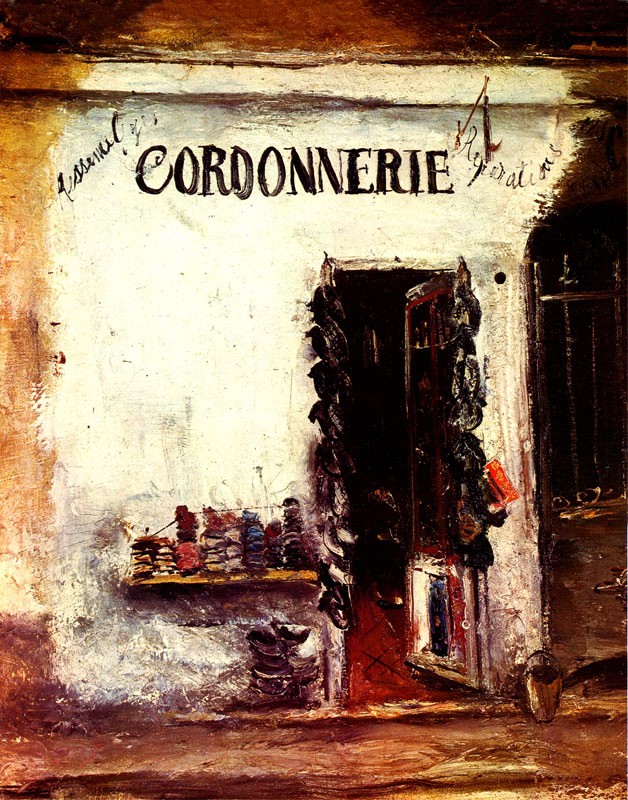 複製画F6号(額無し) 佐伯祐三 全15種 マイクロファイバー製