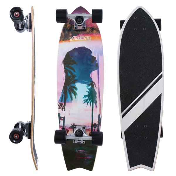 ポンタぺス（PONTAPES） サーフボード クルーザー コンプリートデッキ