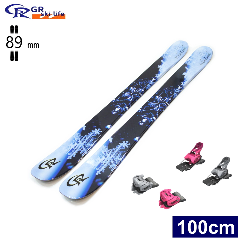 センター幅89mm 100cm]GR Ski life WhiteLand+ATTACK 14 GW MIX 型落ち