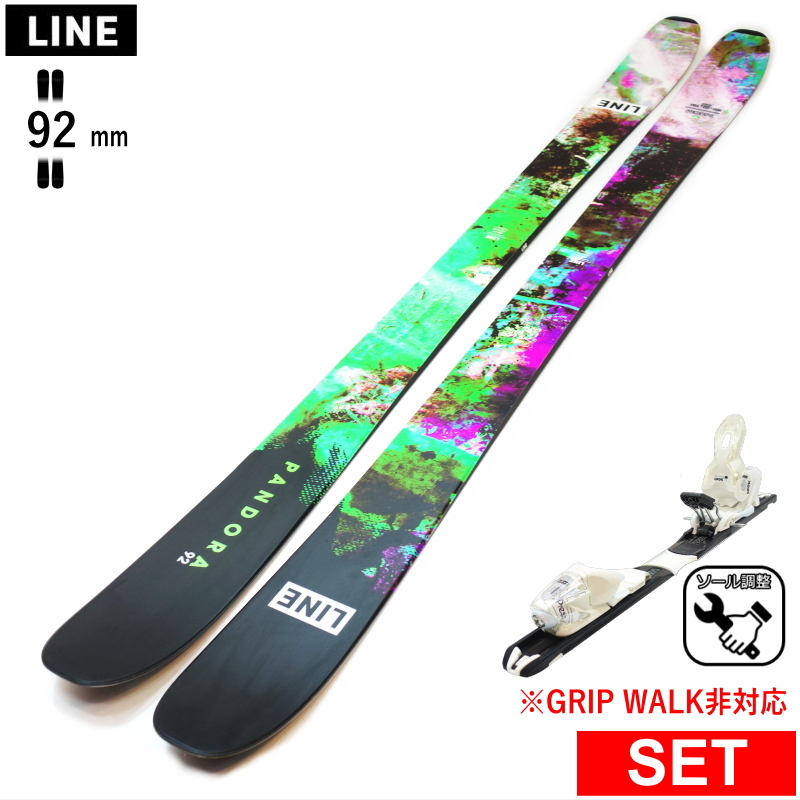 LINE RUCKUS[145cm/82mm幅]24-25 ジュニアフリースキー オールラウンド