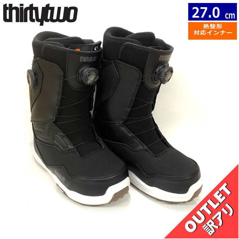 ラスト1点】 OUTLET 24-25 THIRTYTWO TM-2 DOUBLE BOA WIDE BLACK