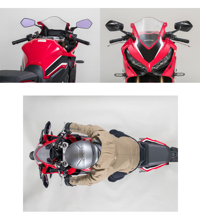 NAPOLEON タナックス ナポレオン カウリングミラー12 ブラック NC-002