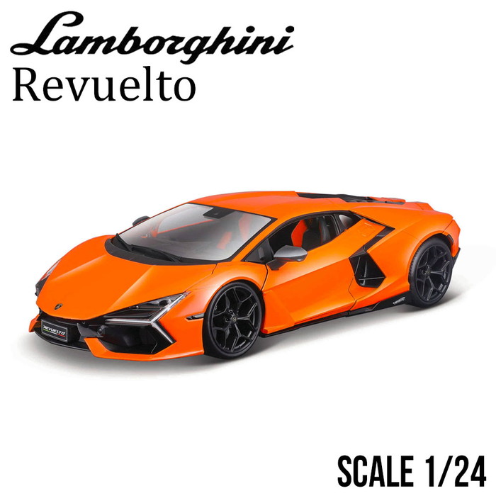 ミニカー 1/24 ランボルギーニ レヴエルト オレンジ ダイキャスト