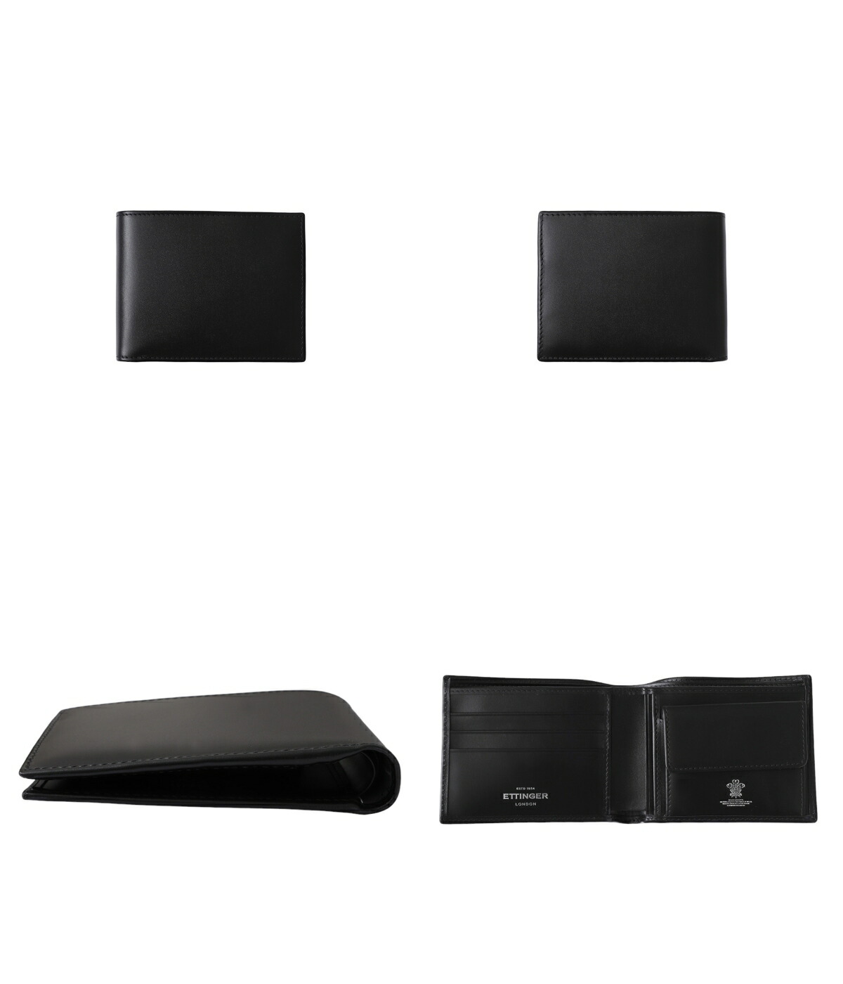 ETTINGER（エッティンガー） ： Billfold with 3 C/C & coin purse