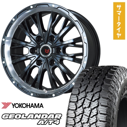 GEOLANDAR 285/70R17 夏タイヤ ホイール4本セット YOKOHAMA