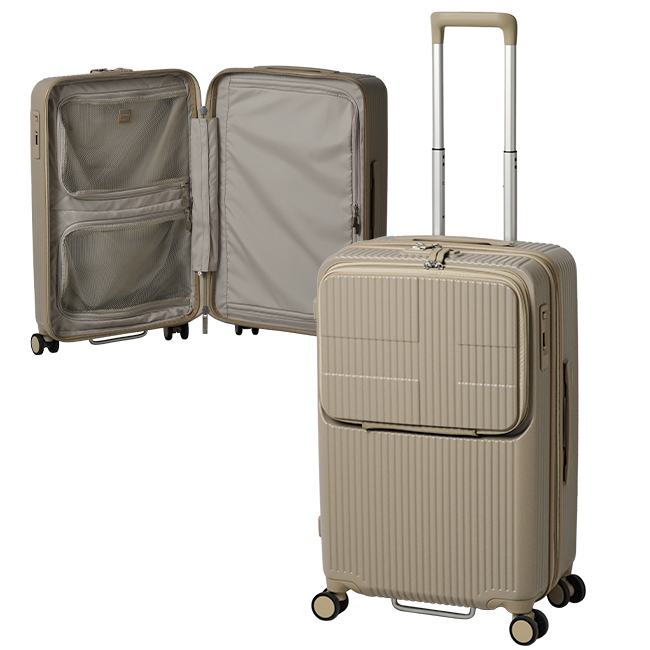 innovator（イノベーター） スーツケース Mサイズ 62L INV60 フロント