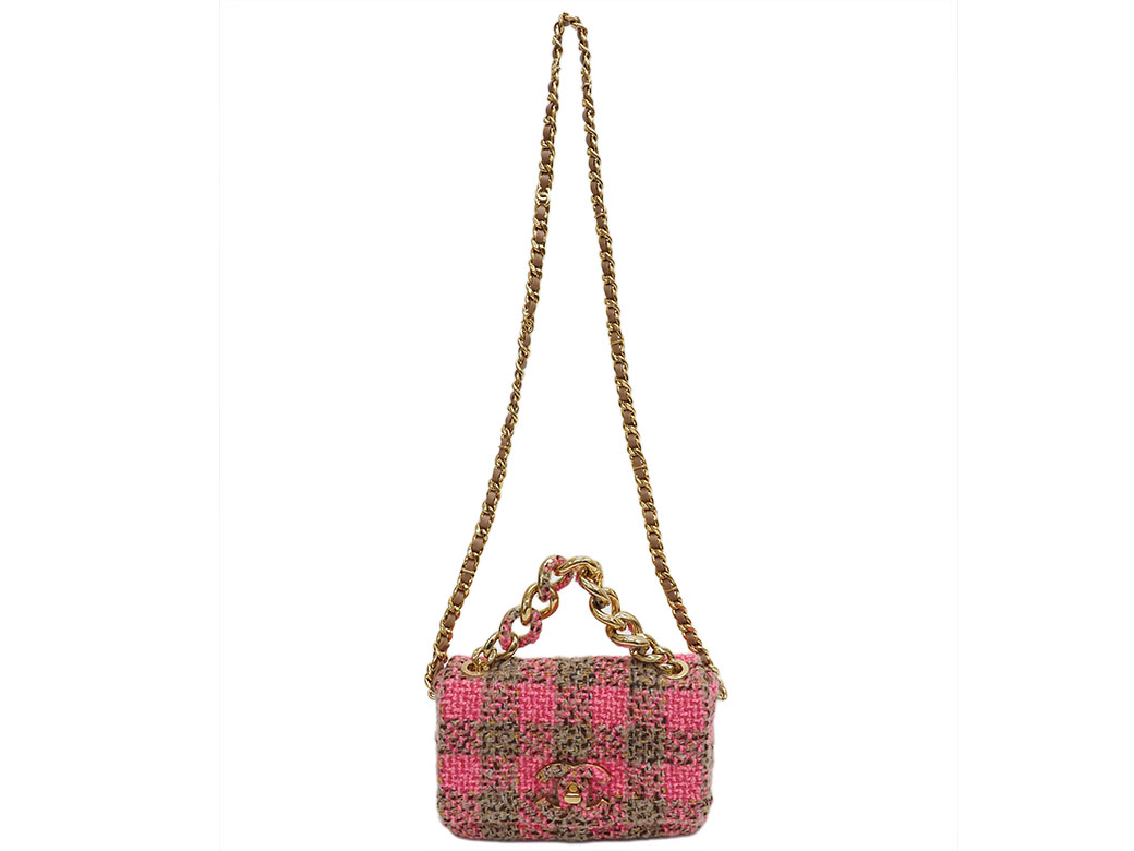 CHANEL（シャネル） バッグ ツイード チェーン ショルダー バッグ