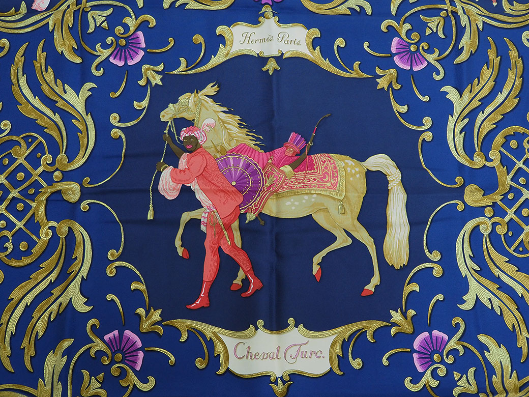 HERMES（エルメス） カレ 90 カレ90 スカーフ トルコの馬 Cheval Turc