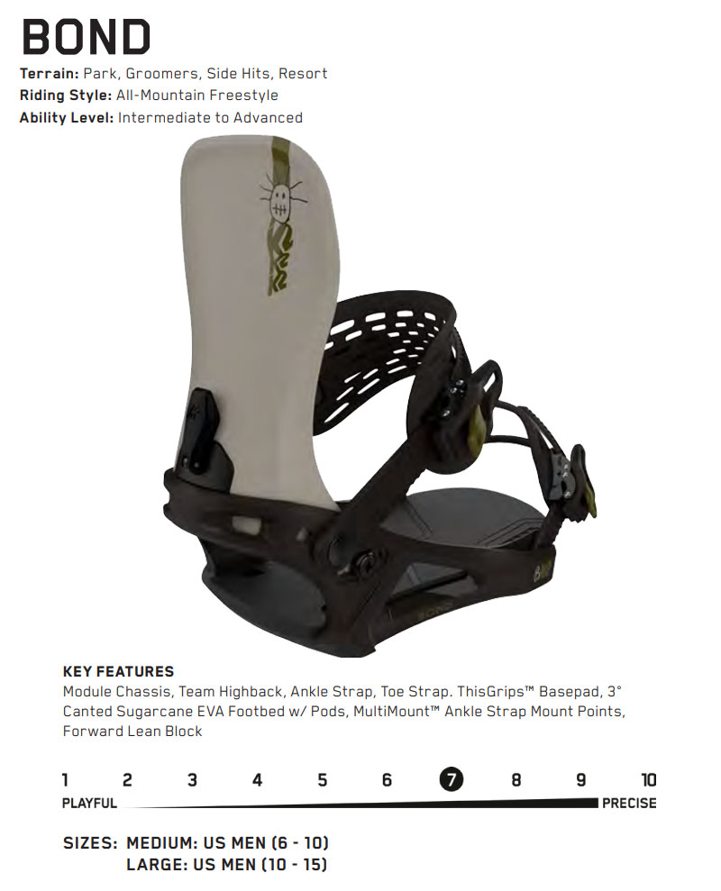 24-25 K2/ケーツー BOND ボンド メンズ レディース ビンディング