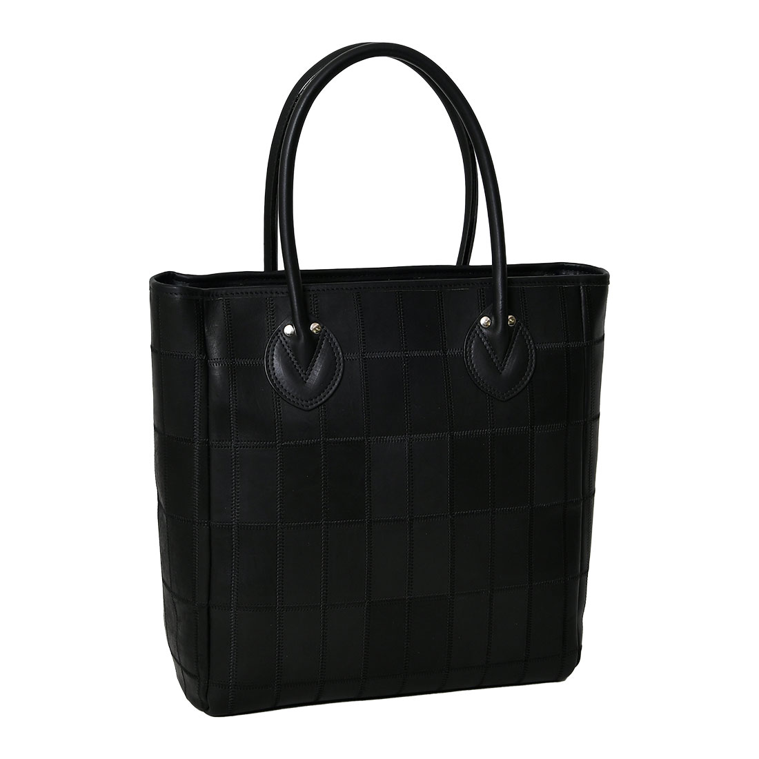 TRION（トライオン） トートバッグ パネルレザー 縦型 A4サイズ対応