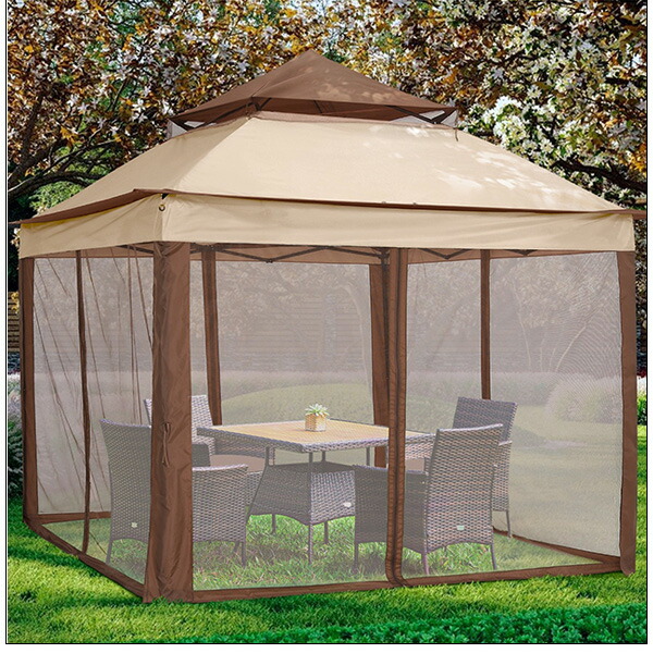ABCCANOPY ガゼボ テント 3×3×2.7m パティオ タープ ポップアップ