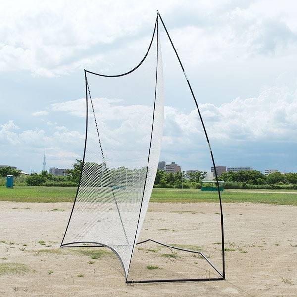野球 練習 スーパーワイドバックネット 3.7×3m 拡張可能 硬式 軟式