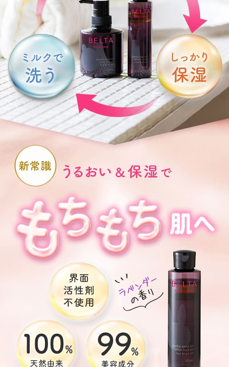 ベビーソープ 赤ちゃん BELTAベビーソープ ベビー ボディソープ