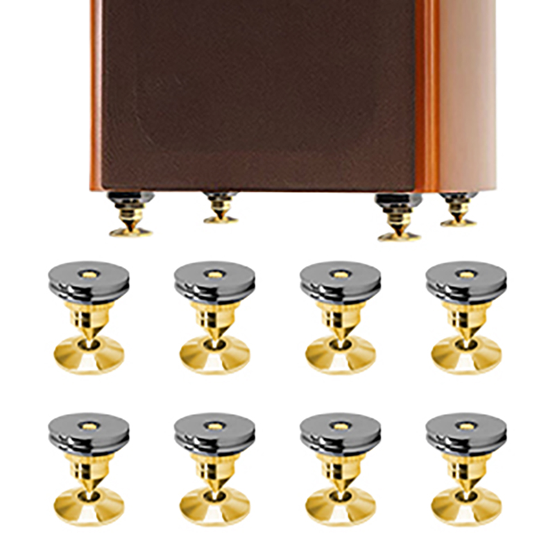 インシュレーター スピーカー スパイク 金属製 8個セット オーディオ