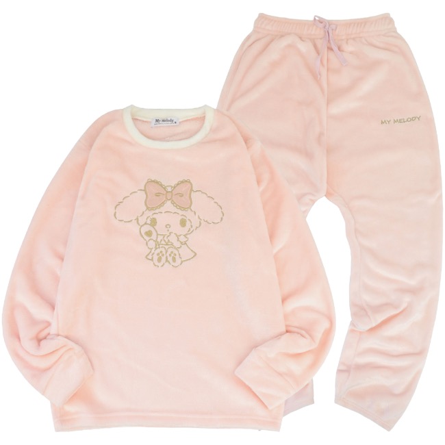 マイメロディ トレーナー スウェット パンツ フリース セットアップ