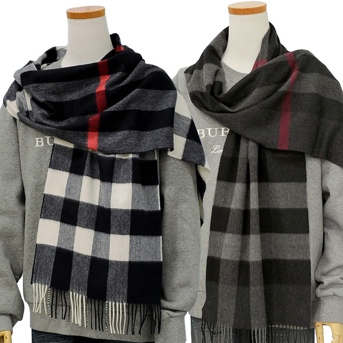 BURBERRY（バーバリー） 爆買 マフラー カシミヤ100% ロング 大判 英国