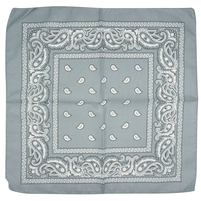 スカーフ バンダナ 大判ハンカチ ペイズリー ペイズリー柄 55cm