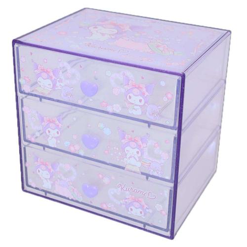 卓上収納 3段チェスト クロミ サンリオ ケイカンパニー : 雑貨&アート