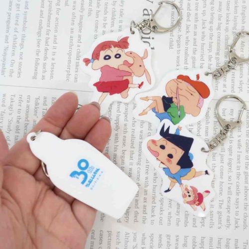 クレヨンしんちゃん グッズ キーリング アニメキャラクター アクリル