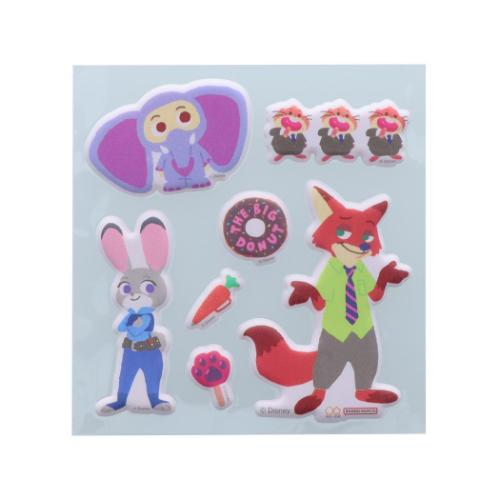 ズートピア モチモチステッカー ステッカーシート HD 2D ディズニー