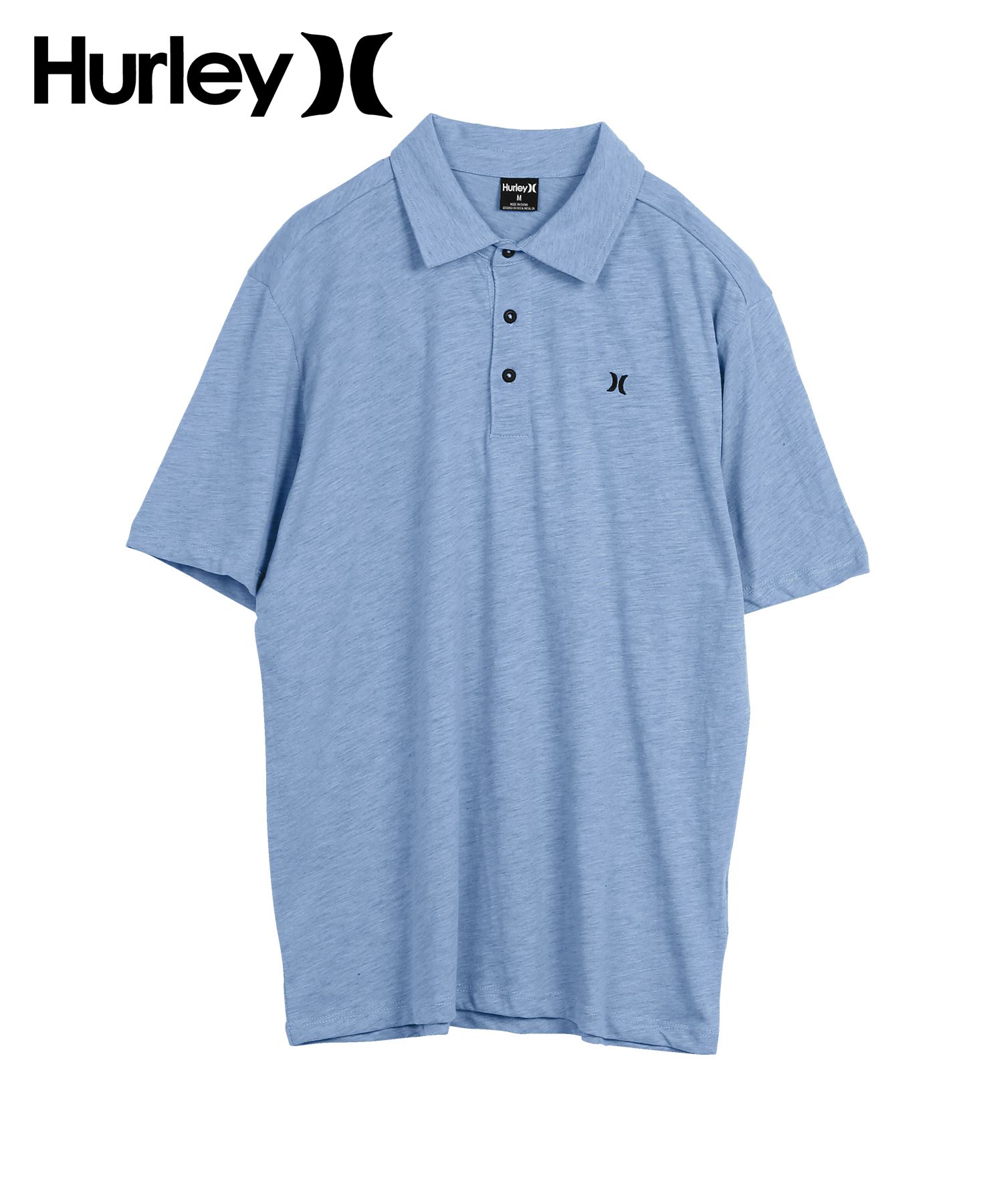 Hurley（ハーレー） ポロシャツ メンズ 紳士 無地 ゴルフ 綿 コットン