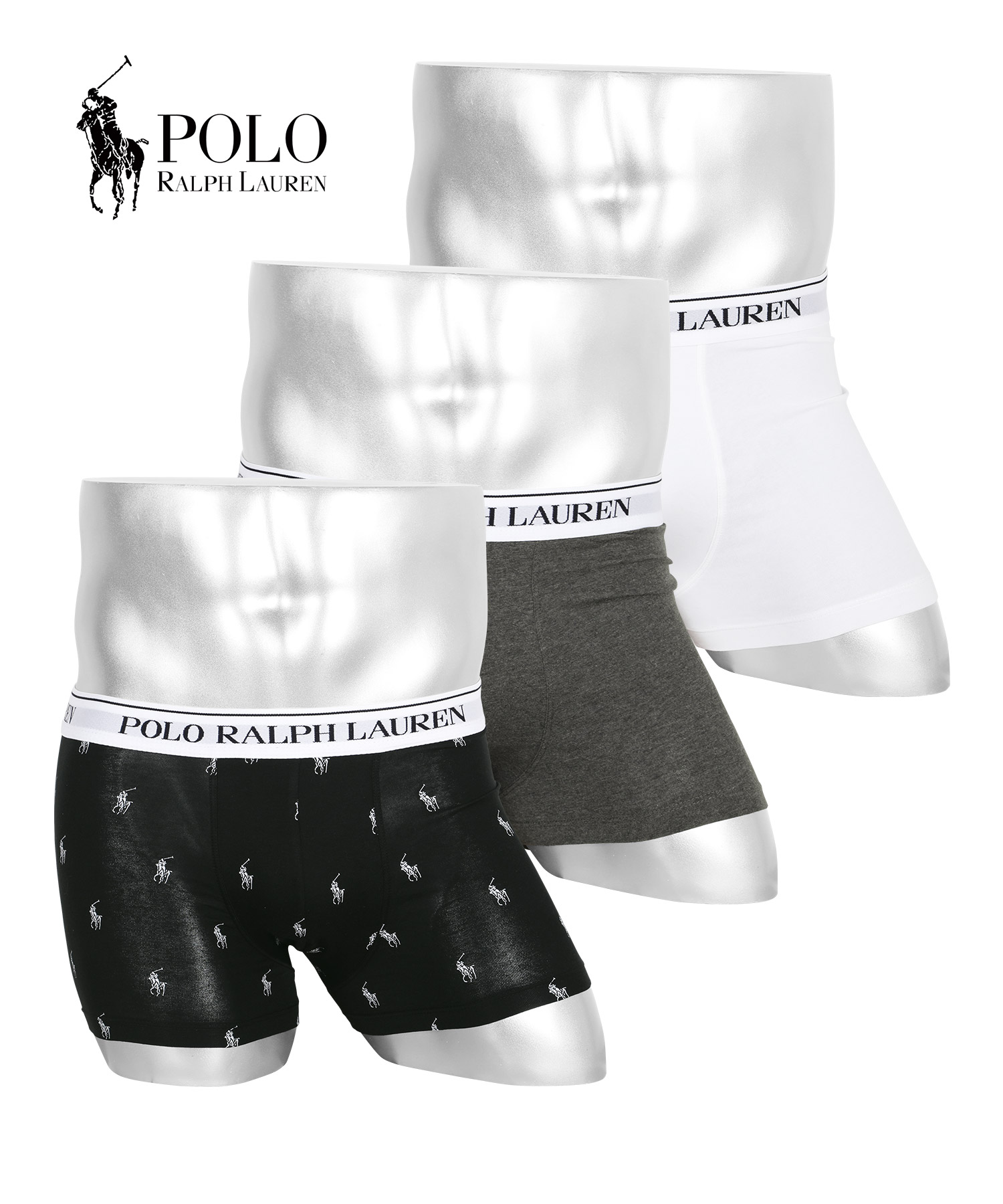 POLO RALPH LAUREN（ポロ・ラルフローレン） ボクサーパンツ 3枚セット