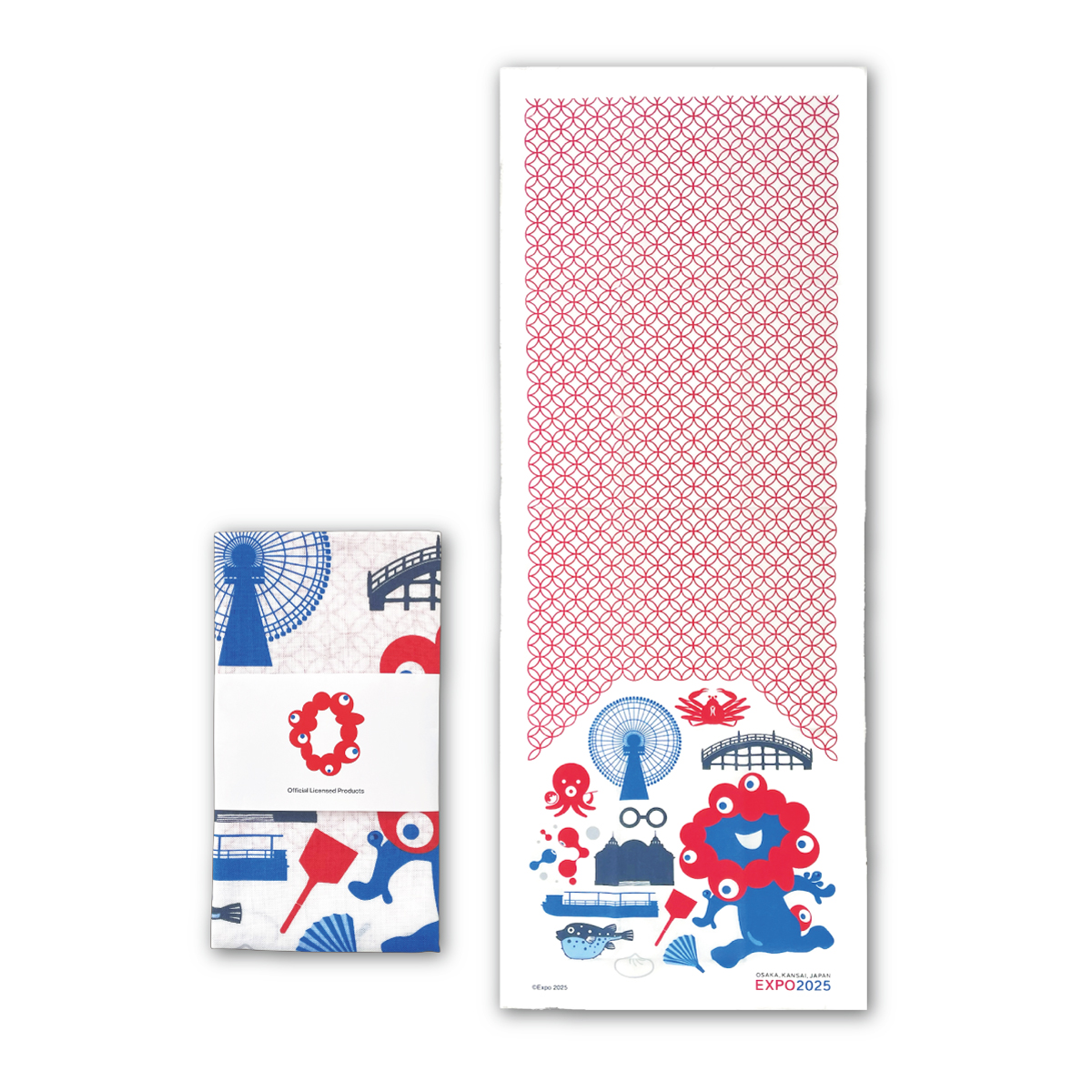 丸眞 EXPO2025 大阪関西万博 ミャクミャク 手ぬぐい 手拭い 日本製