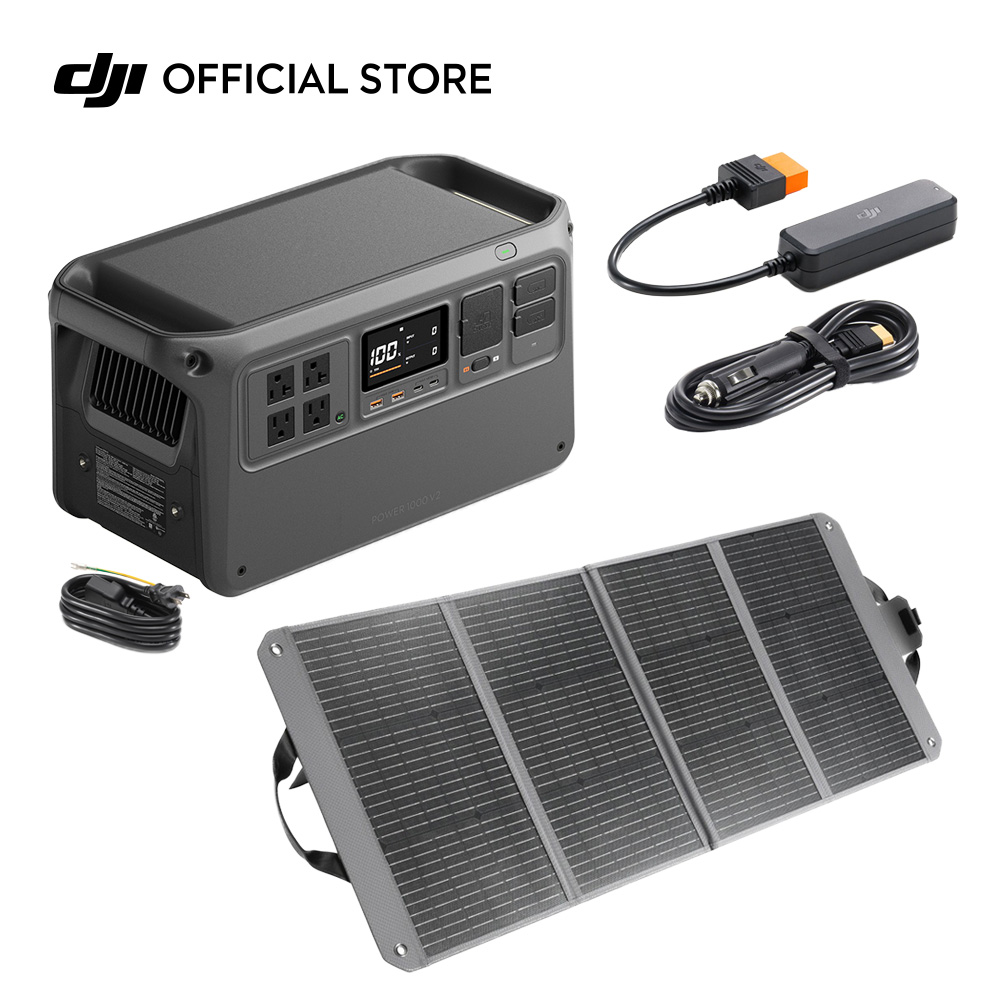 DJI DJI Power 1000 V2 120W折りたたみ式ソーラーパネルコンボ