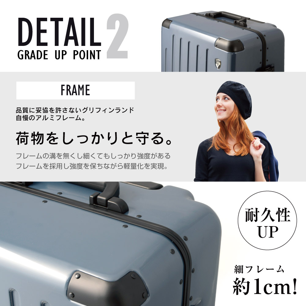 GRIFFIN LAND（グリフィンランド） キャリーケース スーツケース M