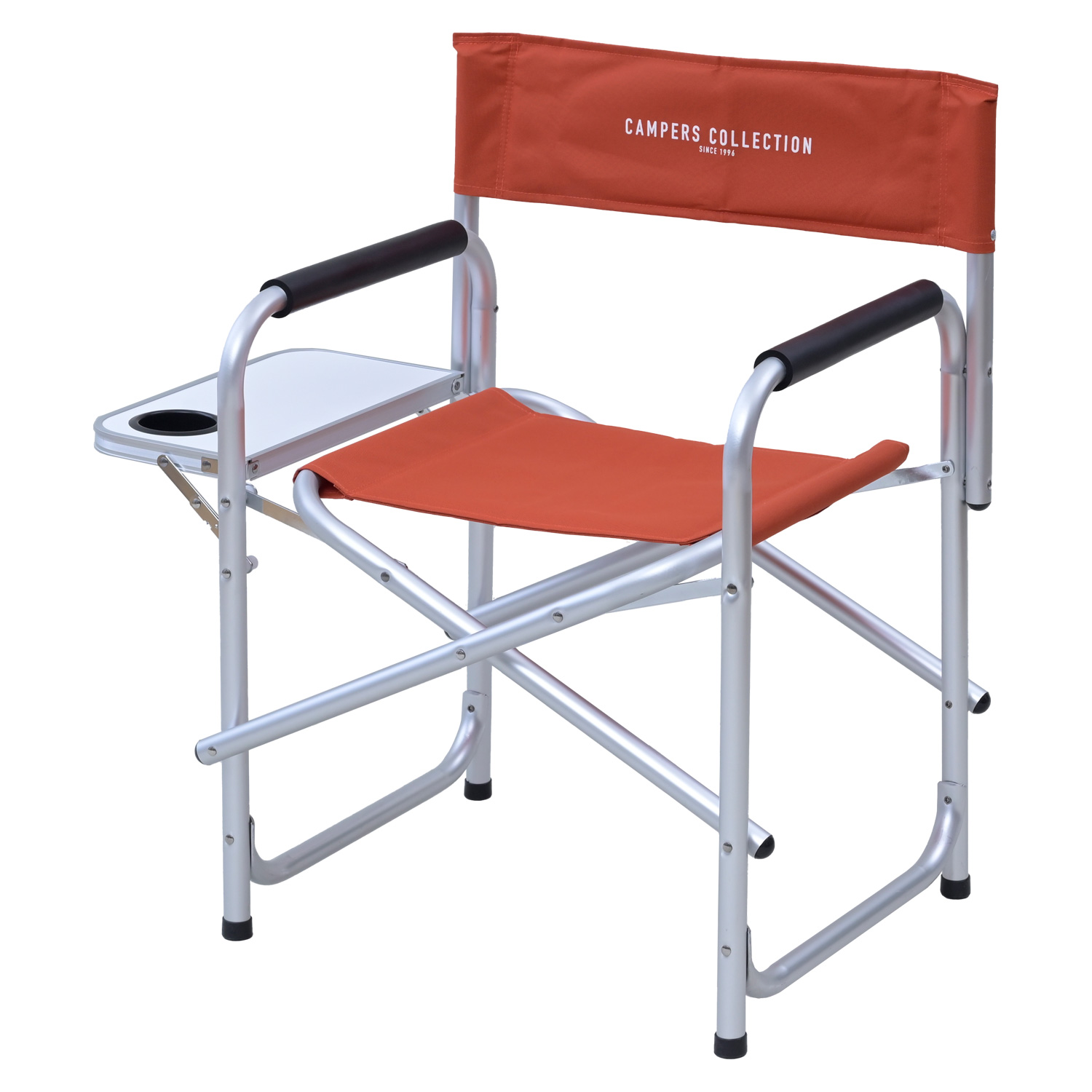 山善（YAMAZEN） ディレクターチェア アウトドアチェア アルミ 軽量