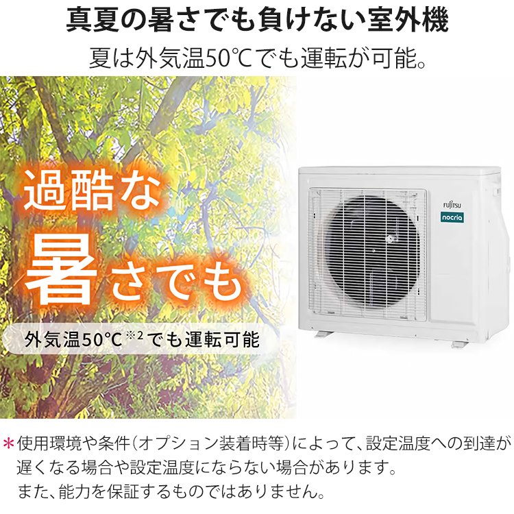 nocria エアコン おもに8畳 富士通ゼネラル AHシリーズ 2024年モデル