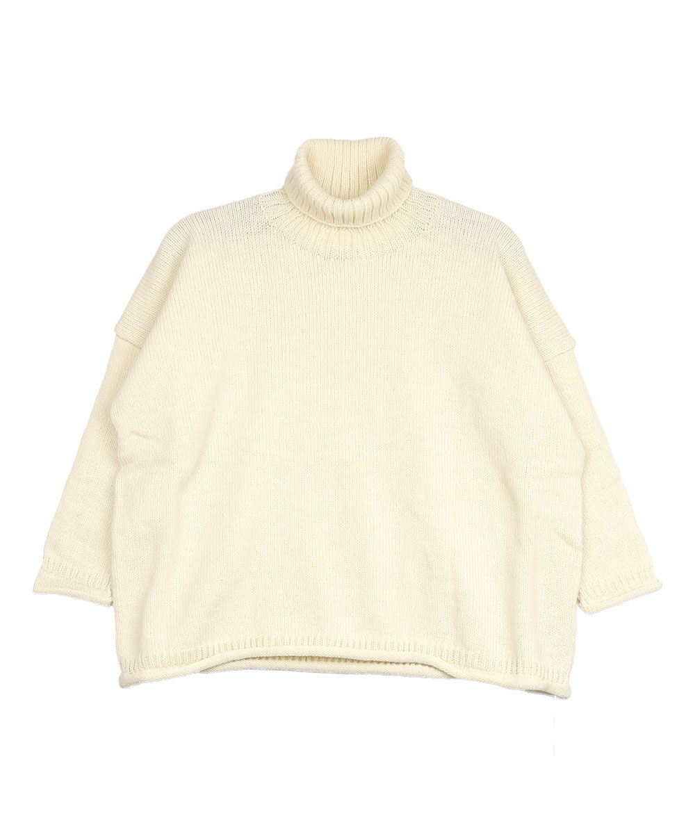 ユティリテ ペルーハイランドウール タートルネックプルオーバー