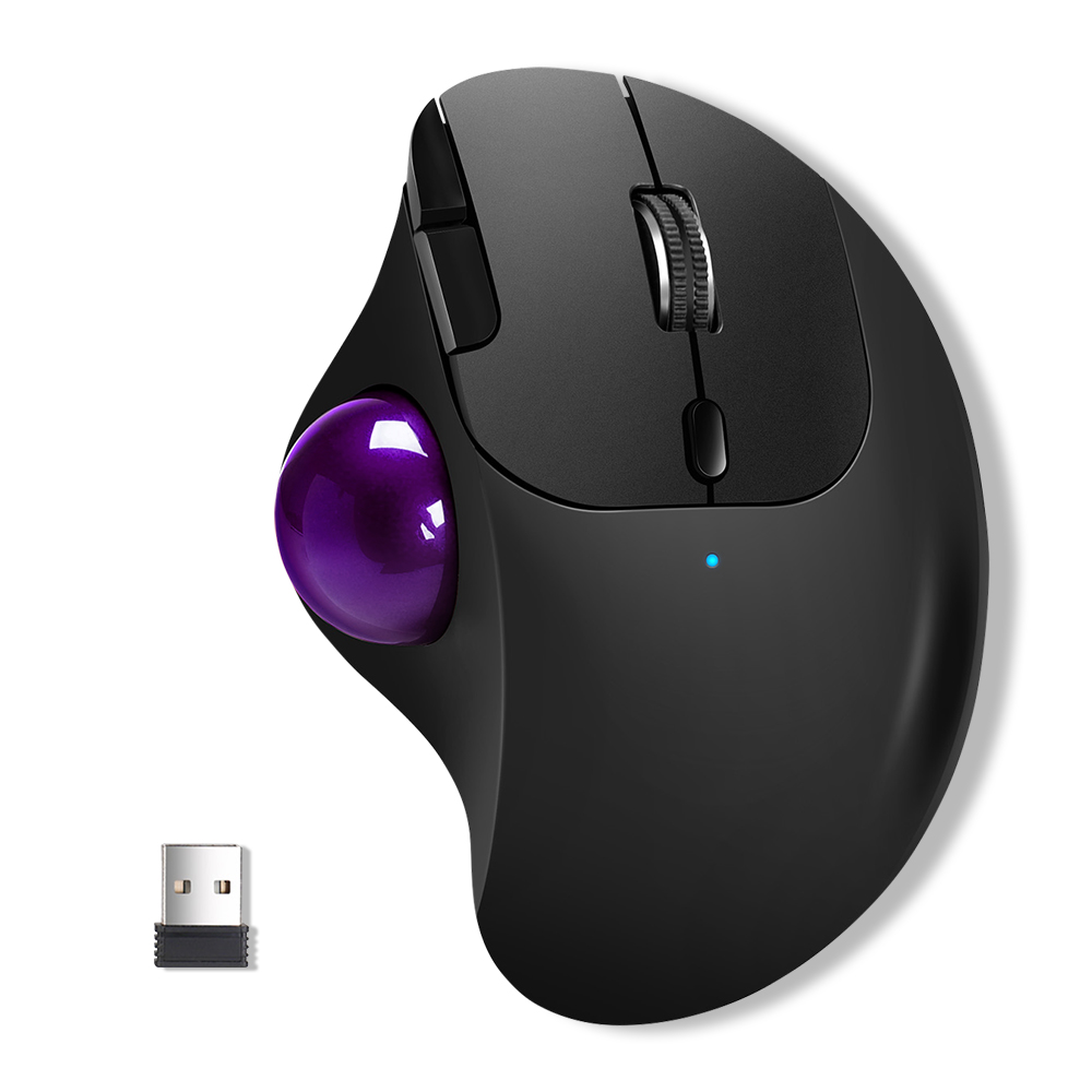 トラックボール ワイヤレスマウス 3台同時接続 Bluetooth+2.4GHz