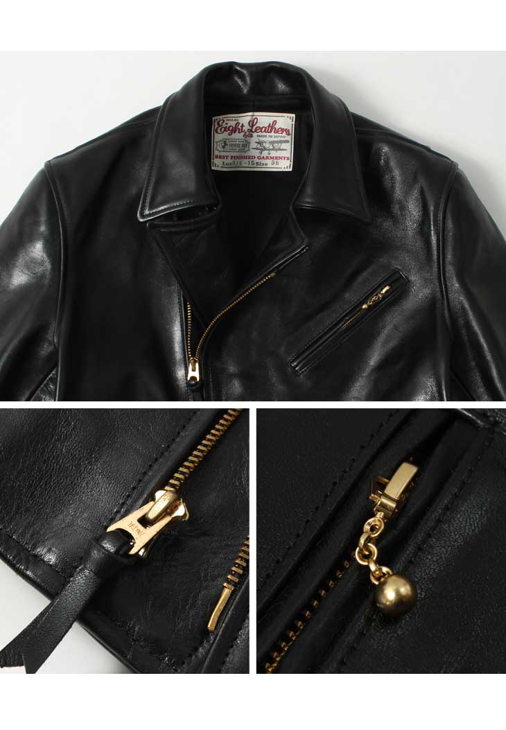 EIGHT-G（エイトジー） EIGHT LEATHERS レザージャケット HORSE HIDE