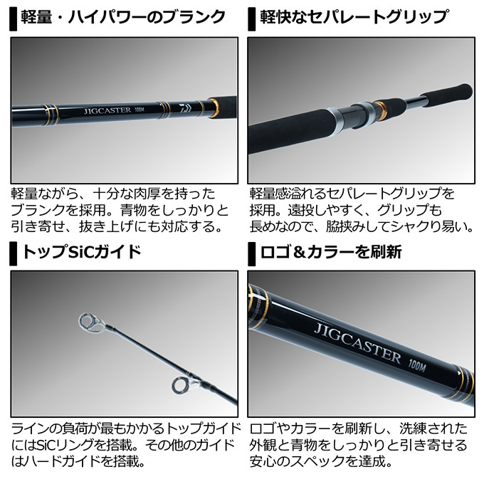 DAIWA（ダイワ） 【目玉商品】ダイワ 21 ジグキャスター 100M・N (2021
