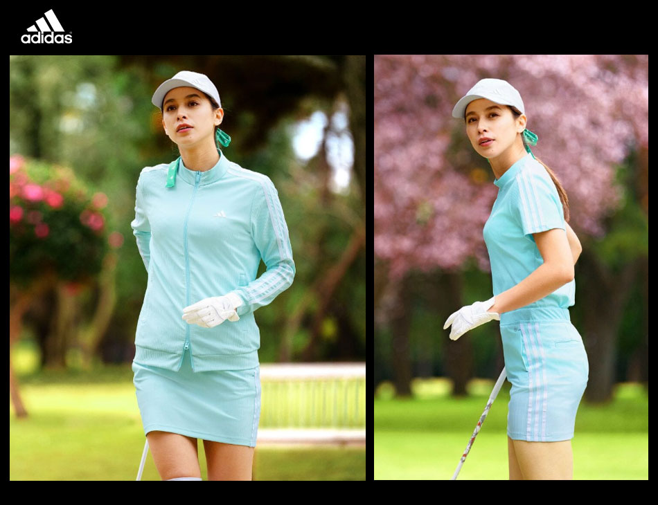 adidas（アディダス） ゴルフウェア NMJ62 スリーストライプス 長袖