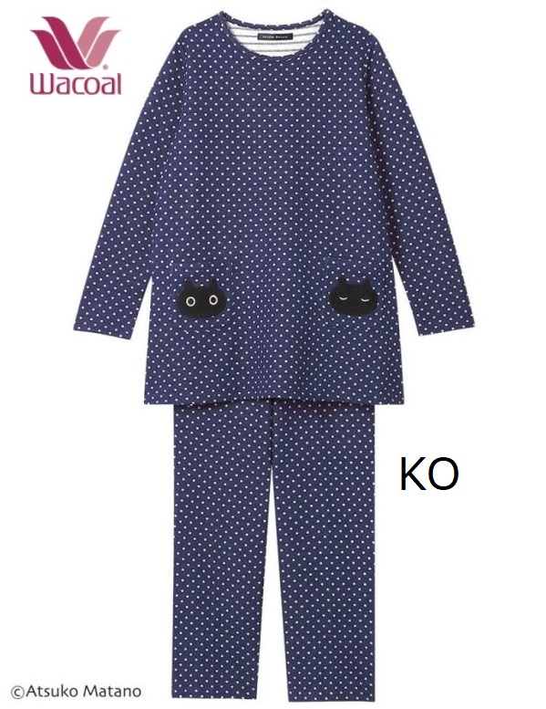 WACOAL（ワコール） レディースパジャマ マタノアツコ長袖長パンツ