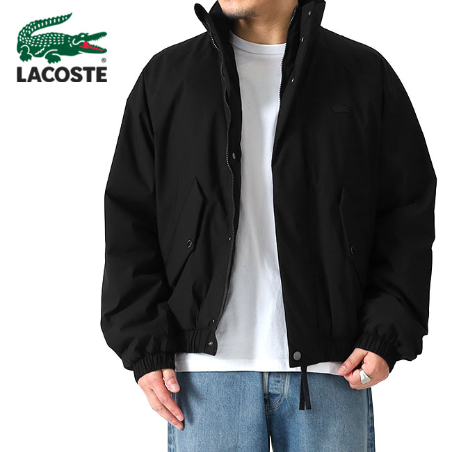 LACOSTE ラコステ バックロゴ ウール バーシティジャケット BH5841 襟