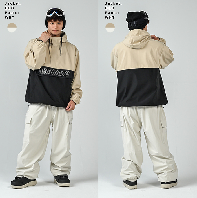 ディーシー(DC) スノーボードウェア 上下セット メンズ 25 DC SNOW