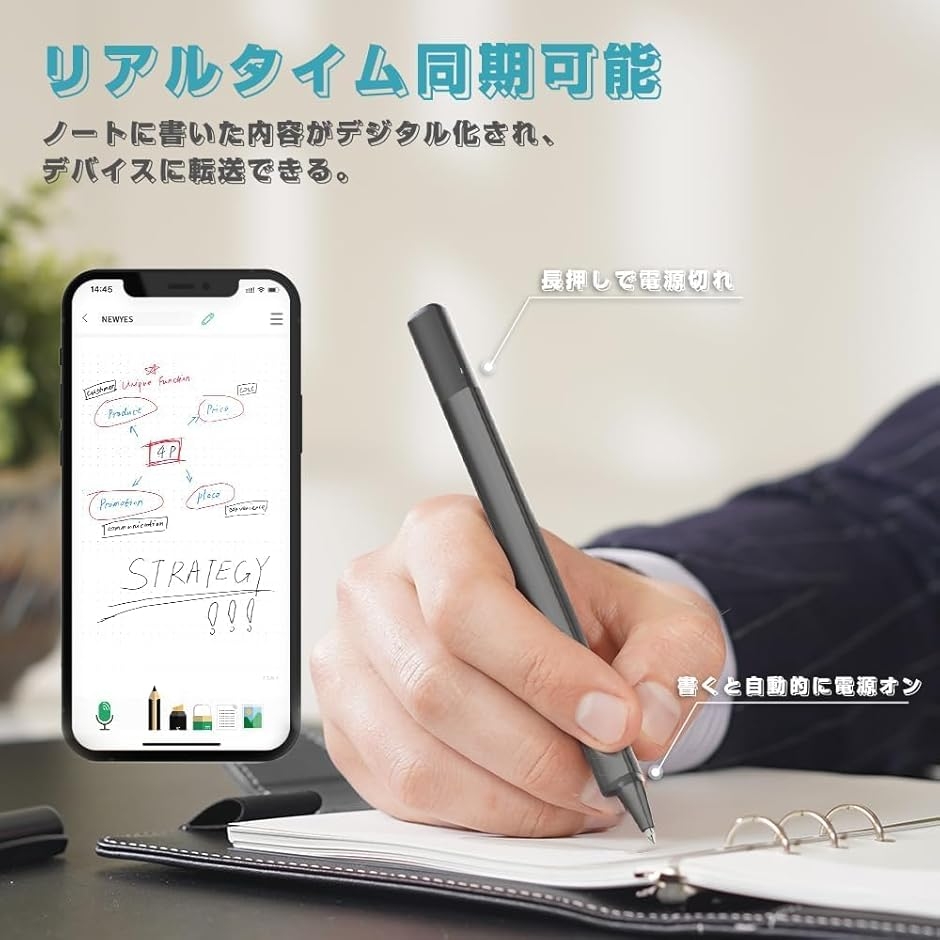 スマートペン 電子ノート デジタルパッドセット73言語対応 OCRデジペン