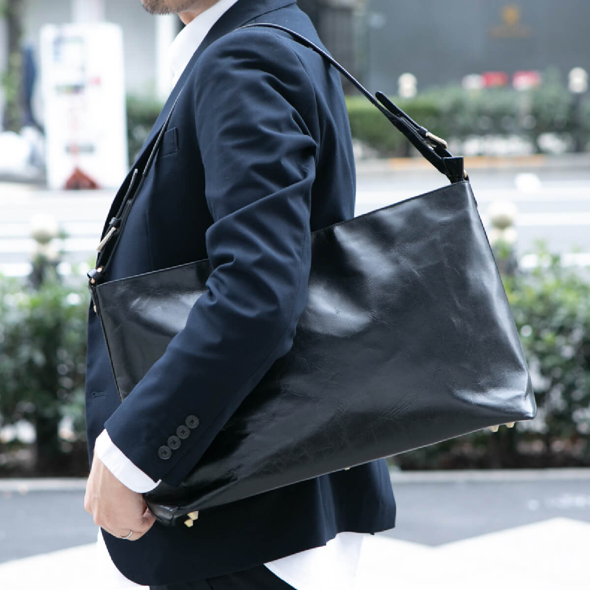 中古 ・良品 スマイソン シボレザー トート バッグ 鞄 ビジネス