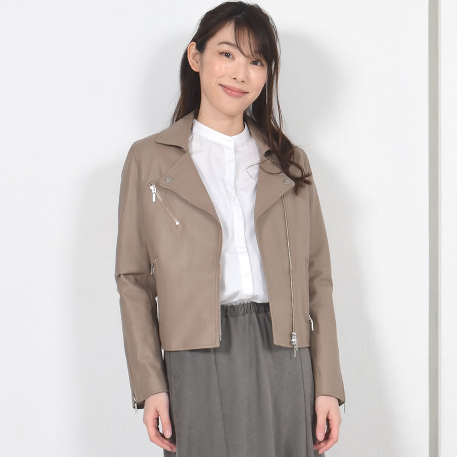 Merfirge ライダース レディース ラム 本革 本皮 レザージャケット 革