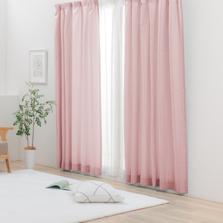 カーテン 4枚セット 4枚組 4Pラスター 幅100cm 丈190 200 ドレープ