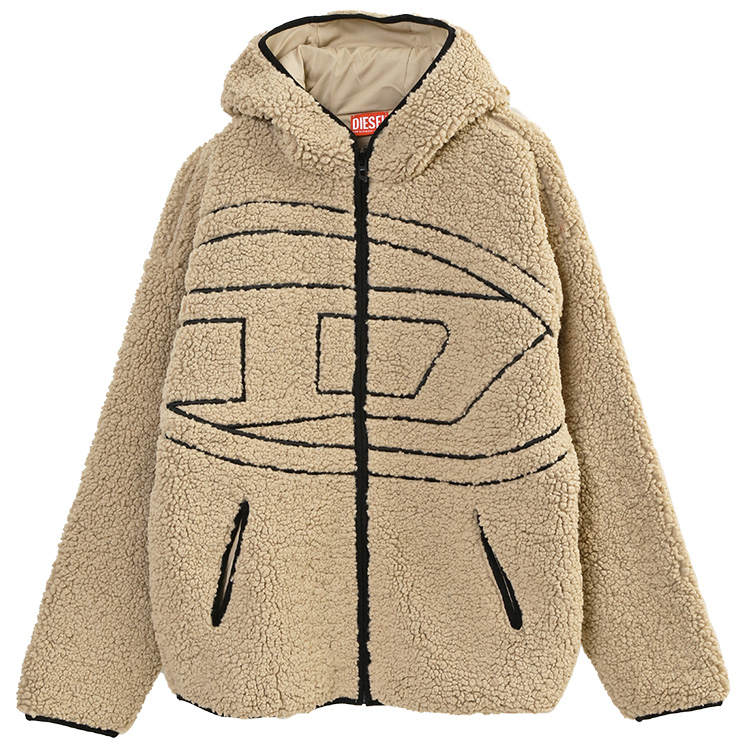 DIESEL（ディーゼル） オーバルD ボアジャケット リラックスフィット