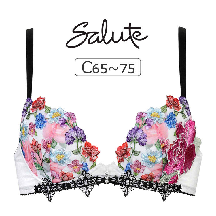 サルート（SALUTE） ワコール 60グループ 60G ブラジャー単品 フロント