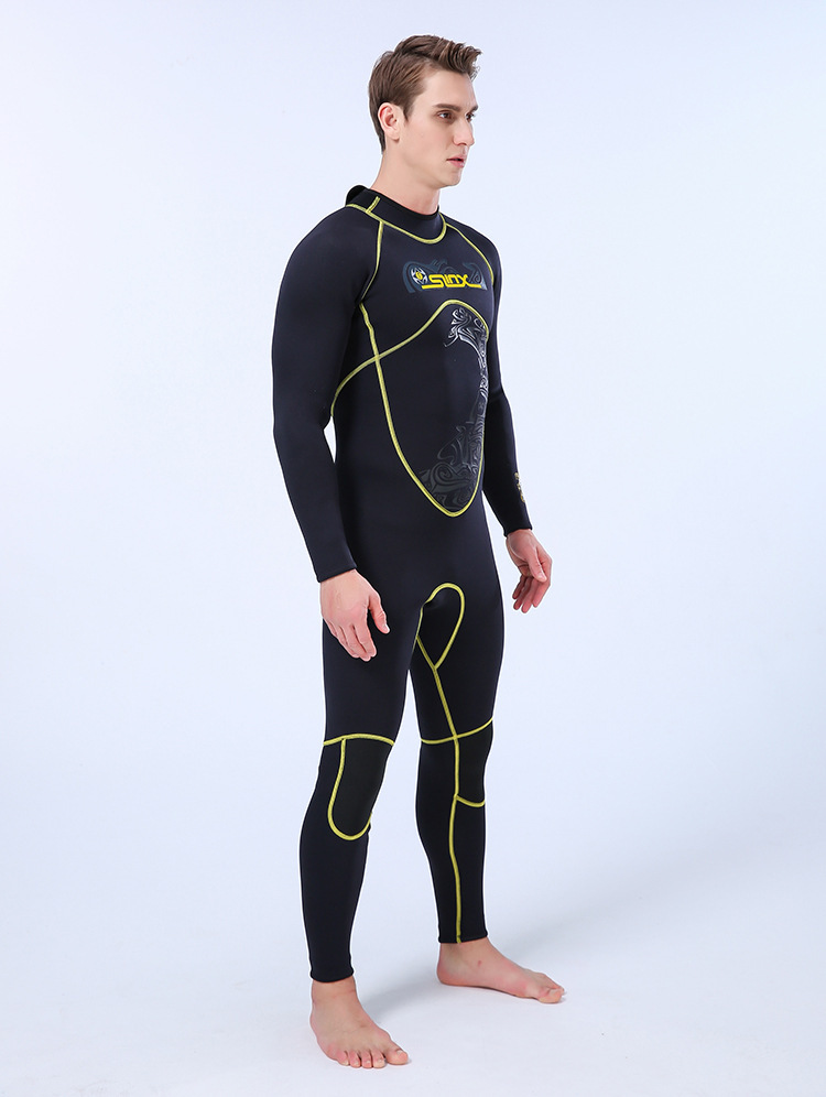 ウェットスーツ メンズ ダイビングスーツ フルスーツ 3mm バックジップ