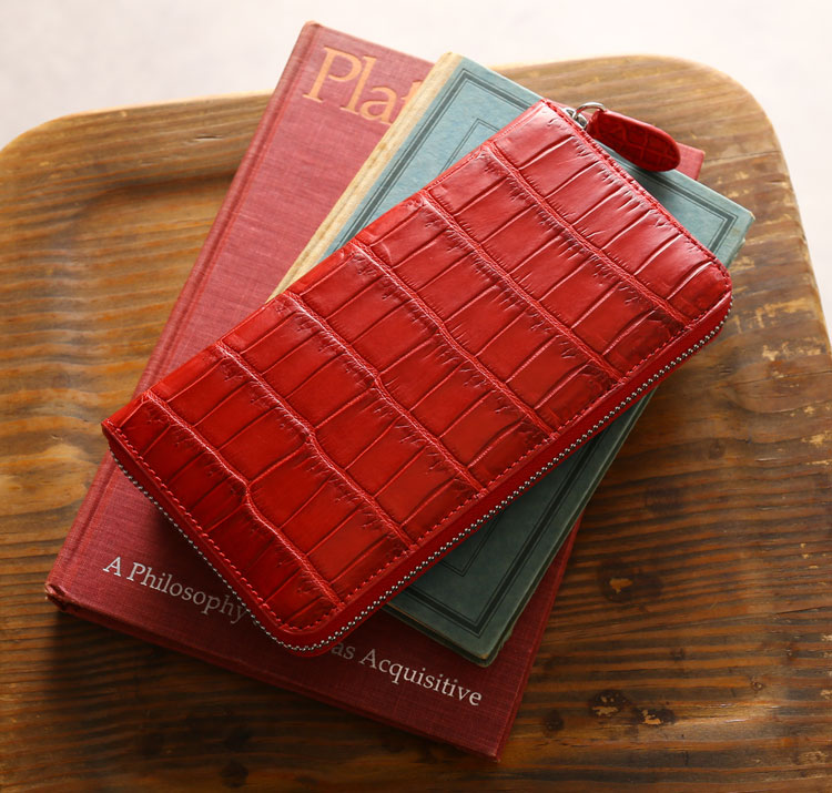 sankyo shokai（三京商会） ＜爆買＞クロコダイル メンズ 長財布