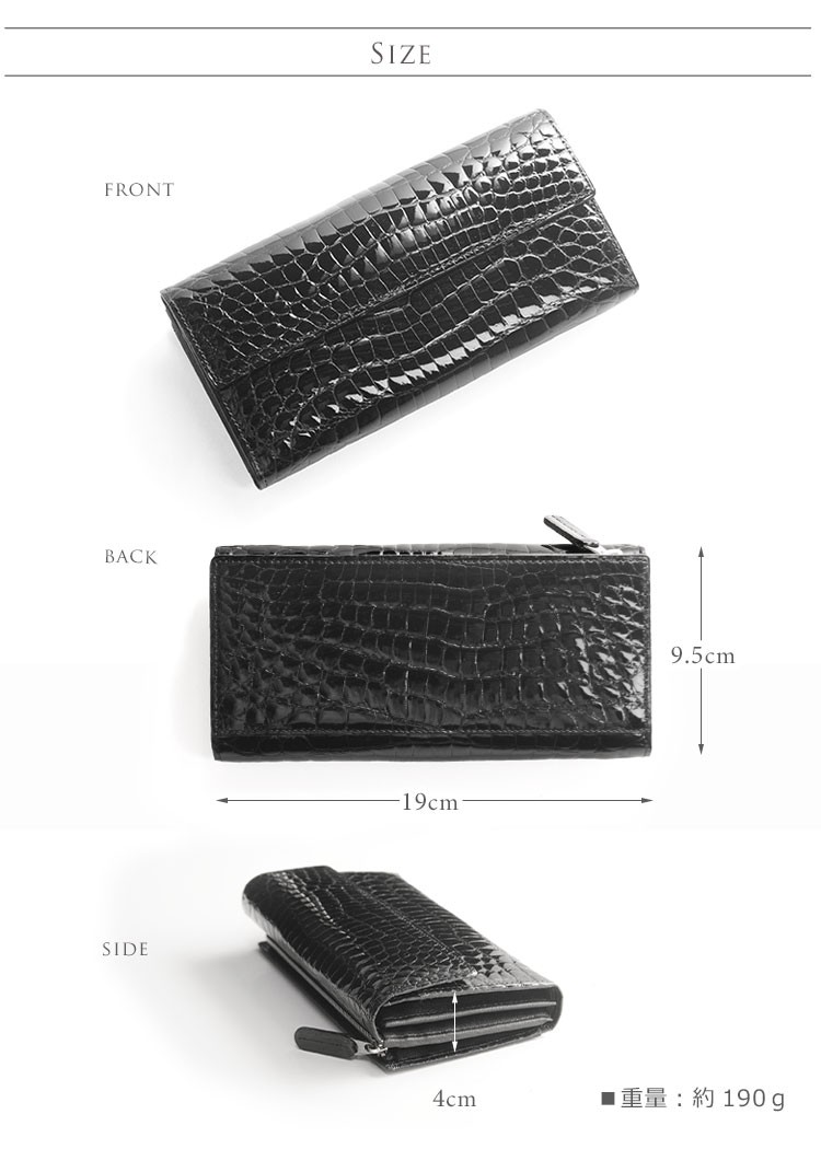 sankyo shokai（三京商会） ＜爆買＞クロコダイル 長財布 レディース