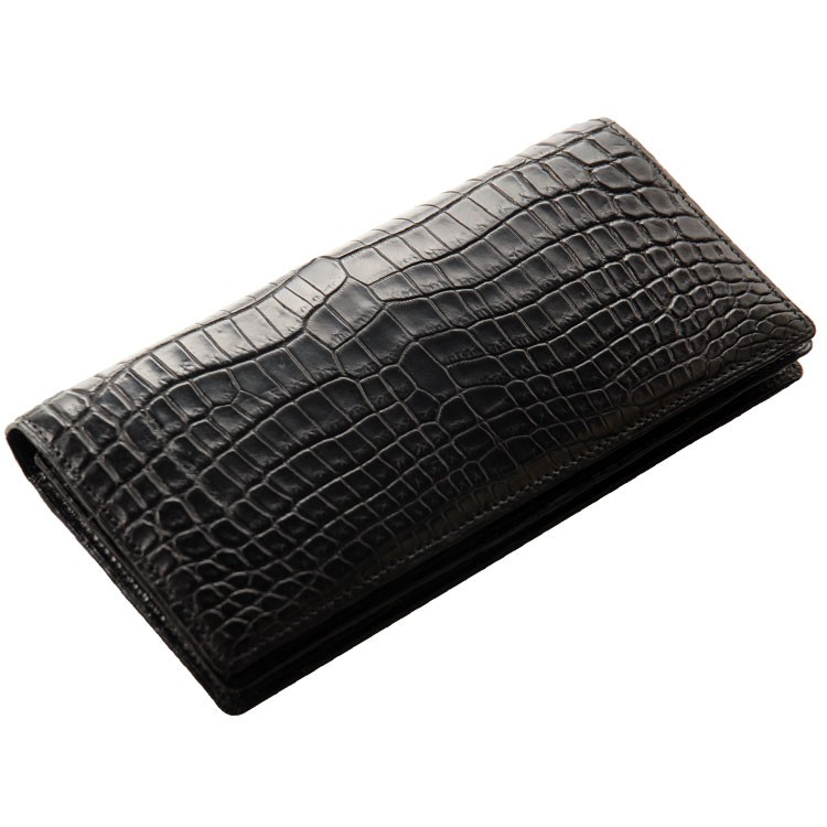 sankyo shokai（三京商会） ナイルクロコダイル メンズ 長財布 無双