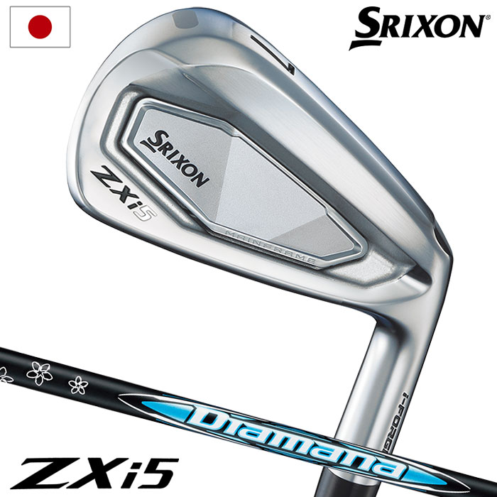 SRIXON スリクソン ZXi5 アイアン 6本セット(5I-9I,PW) 右用 Diamana